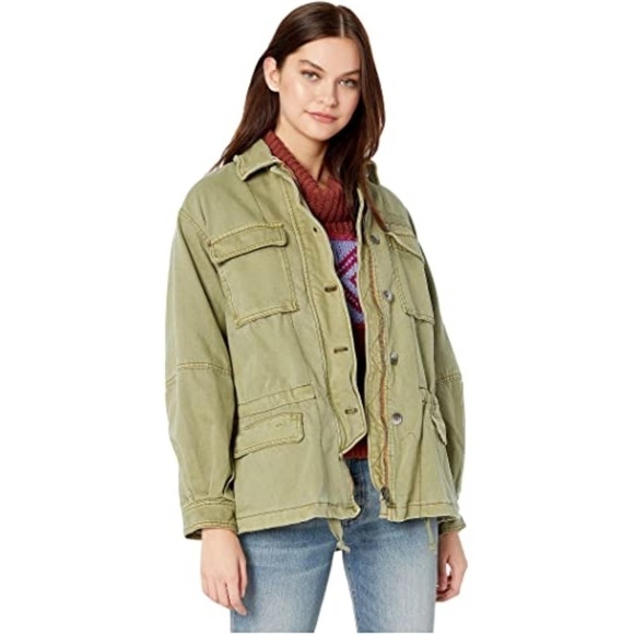 Free People Seize the Day Military Jacket - Picture 1 of 10